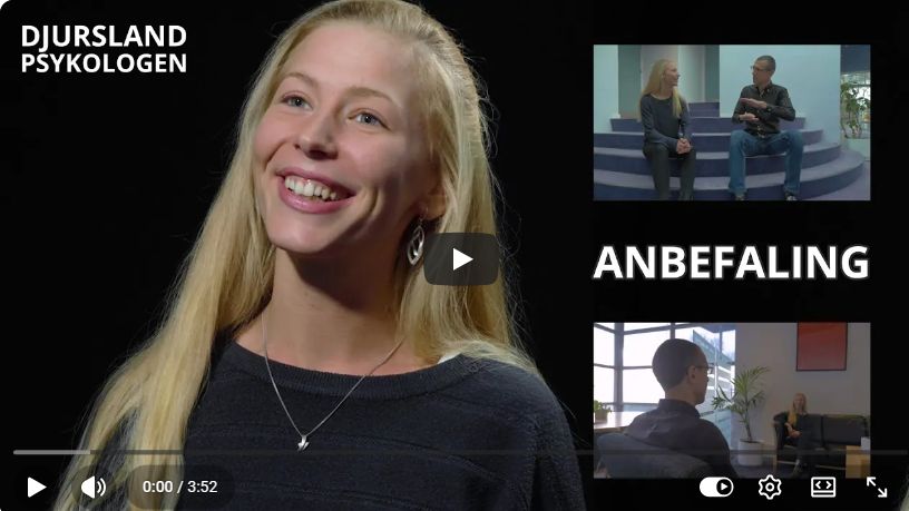 Stillbillede fra en video, hvor Freja fortæller om sin oplevelse